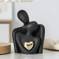 Figurine de couple minimaliste | Symbole de complicité | Finition lisse