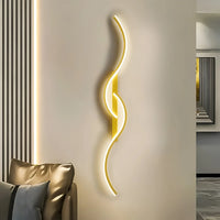 Applique murale moderne courbée pour éclairage d'ambiance intérieur