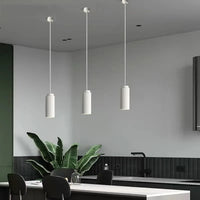 Plafonnier LED cylindrique style scandinave à montage affleurant
