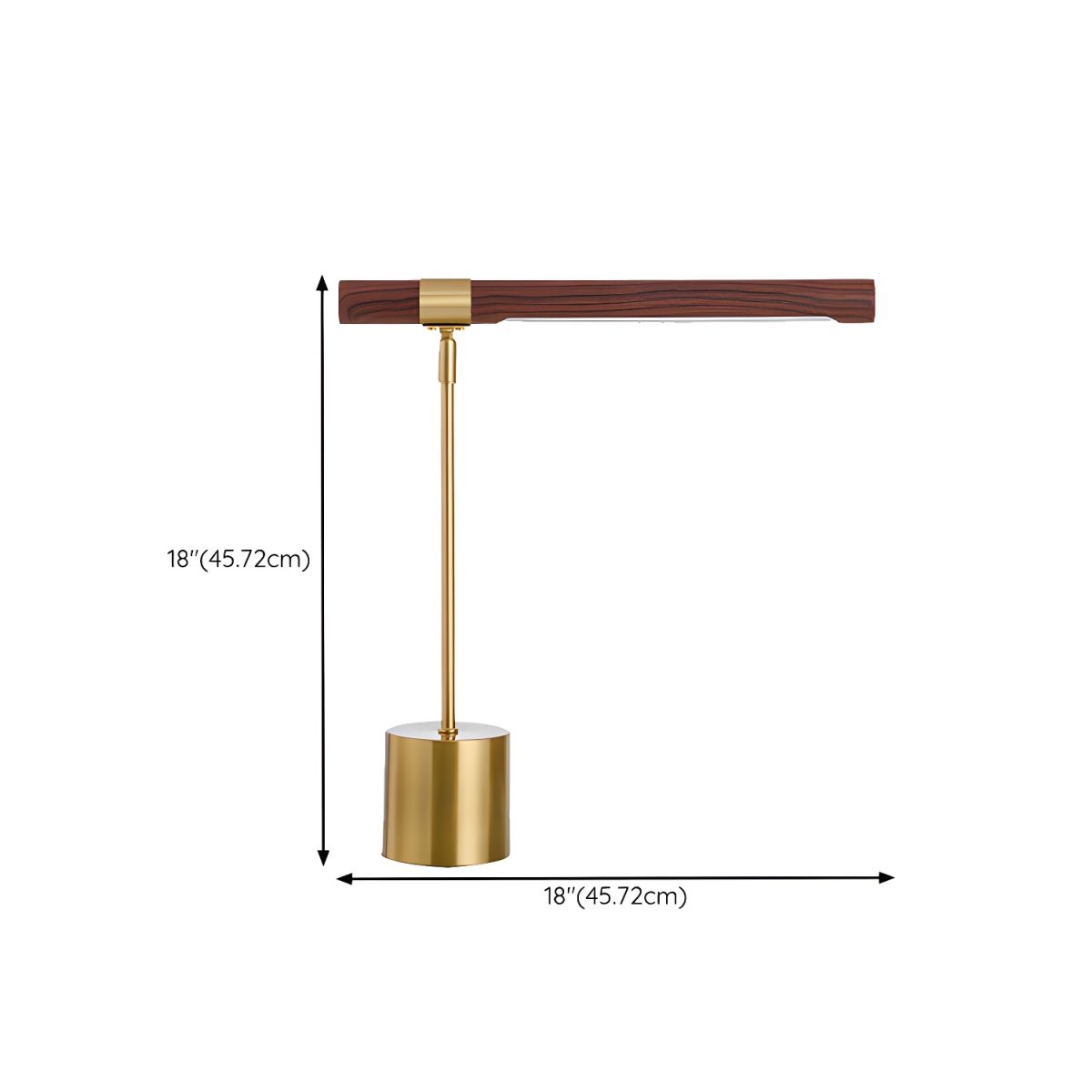 Modern LED Table Lamp with Golden Finish