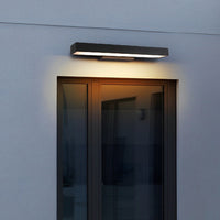 Lámpara de Pared LED con Sensor de Movimiento para Exterior - Negra