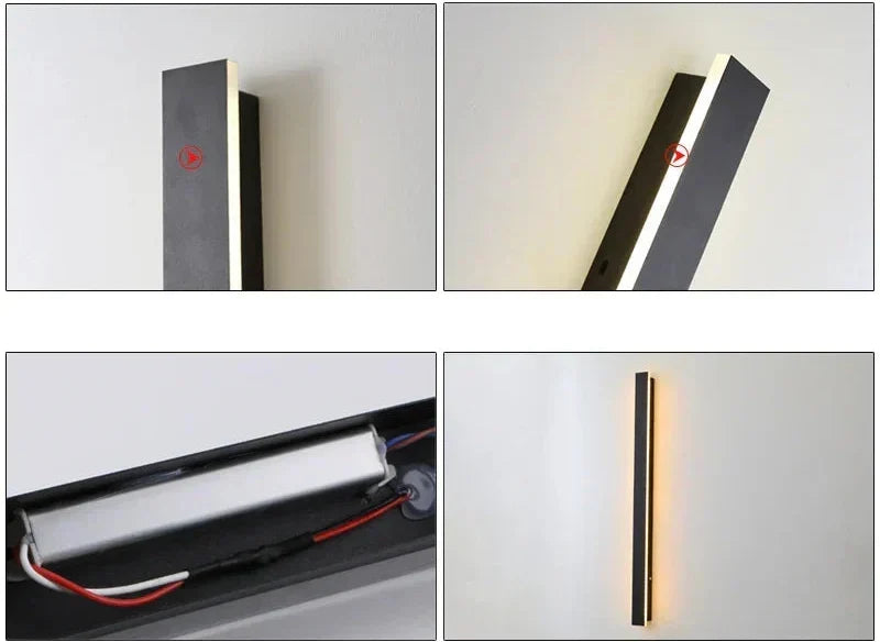 Modern Outdoor LED Wall Light for Gardens and Patios