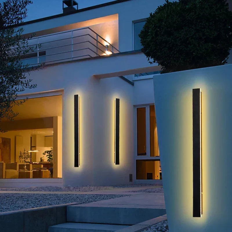 Modern Outdoor LED Wall Light for Gardens and Patios