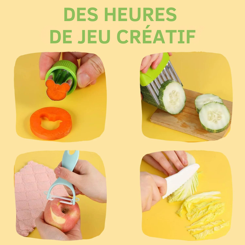 Montessori Safe Cooking Utensils for Kids (12 pieces)