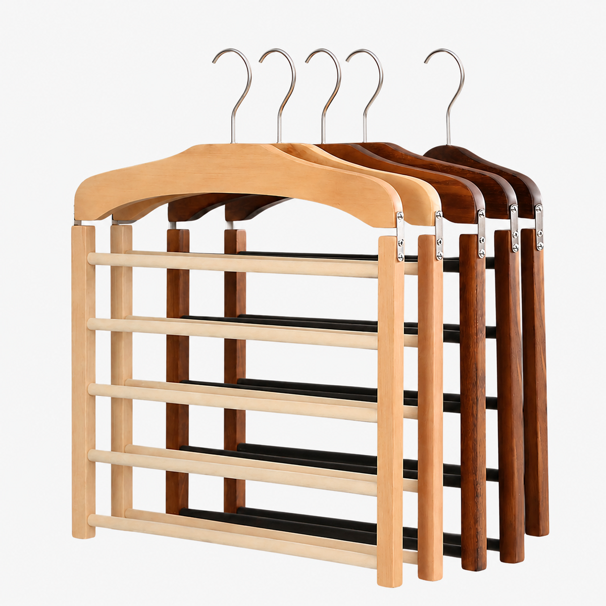 Multi-Tier Wardrobe Hangers (2-Pack)