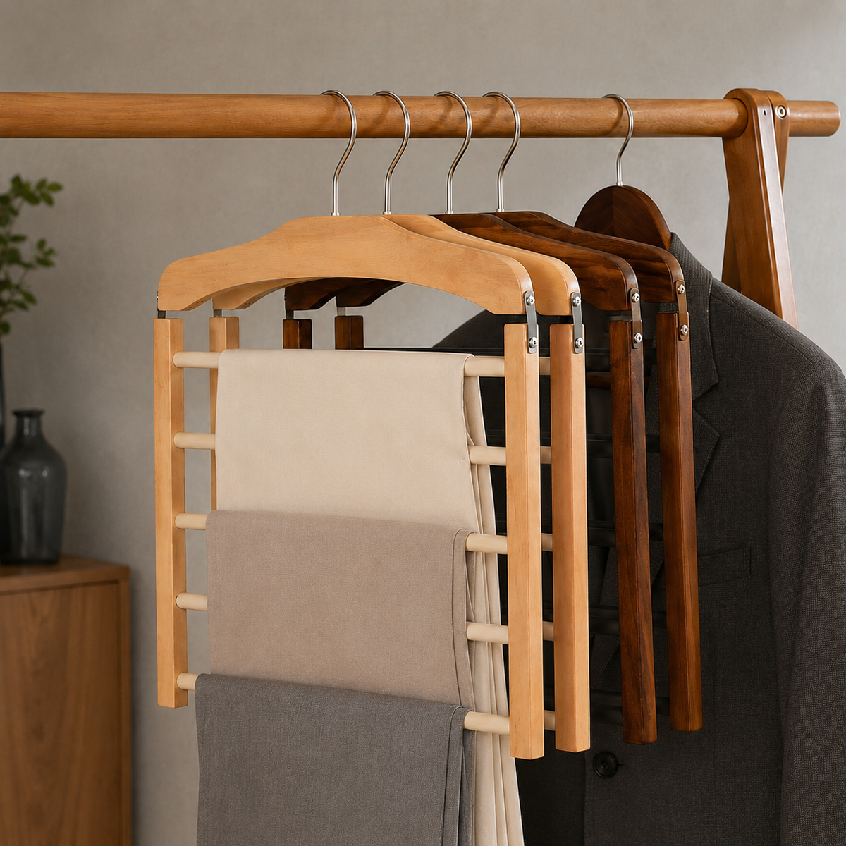 Multi-Tier Wardrobe Hangers (2-Pack)