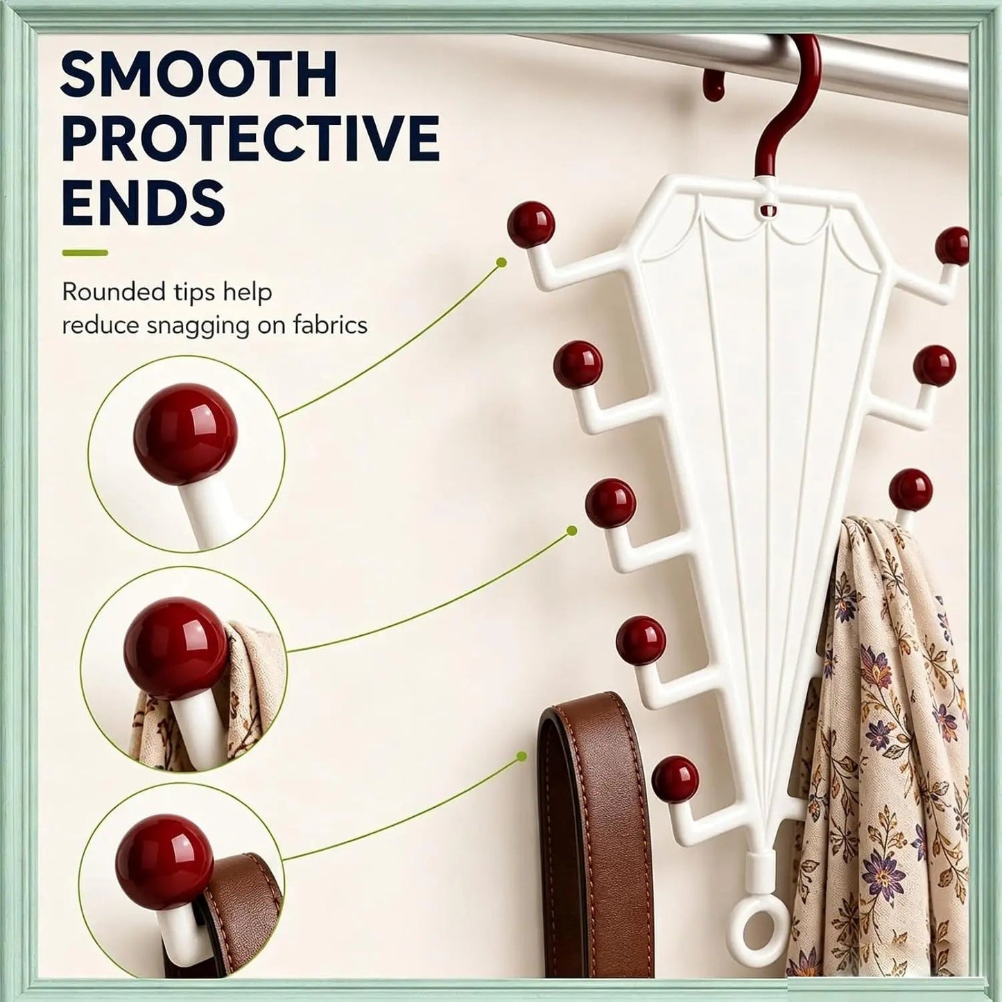 Multifunctional Umbrella-Shaped Hanger and Holder