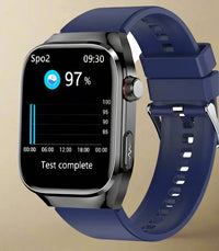 Reloj Inteligente Monitor de Salud: Glucosa en Sangre, ECG, Ácido Úrico, Bluetooth