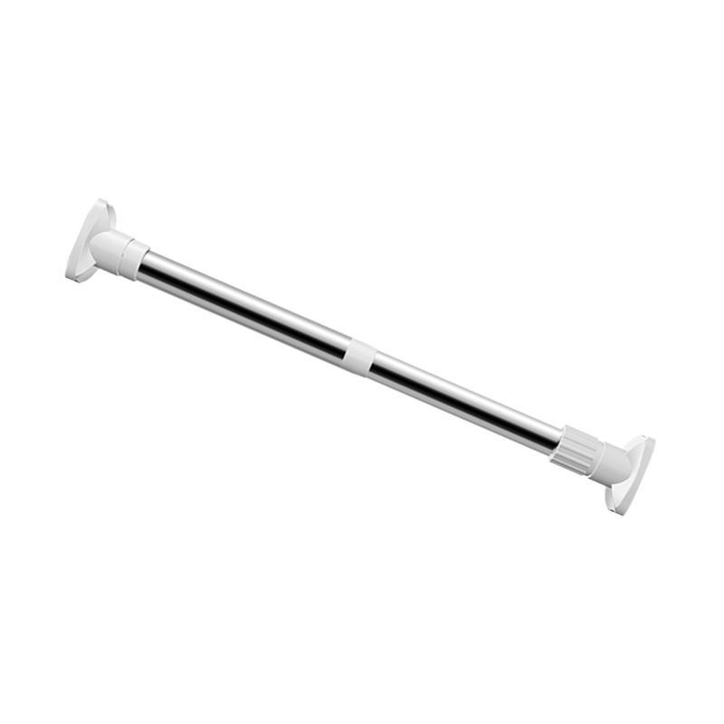 No-Drill Telescopic Clothes Hanging Rod