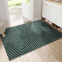 Non-slip doormat with dirt collector