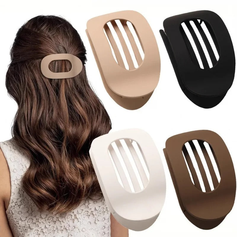 Pince à cheveux antidérapante avec corps en plastique robuste – maintien sécurisé sans tirer, accrocher ni casser les cheveux, pour toutes les occasions