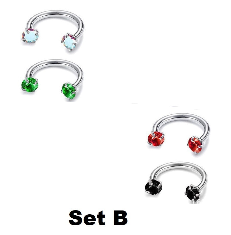 Nose Ring: Elegant Nose Jewelry and Earring Set for Daily Wear