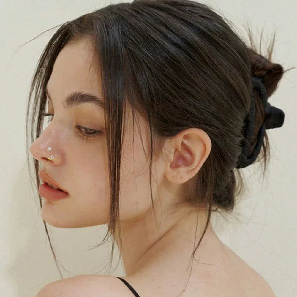 Nose Ring: Elegant Nose Jewelry and Earring Set for Daily Wear