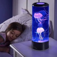 OceanGlow: Lámpara Tranquilizante de Medusas para Alivio del Estrés