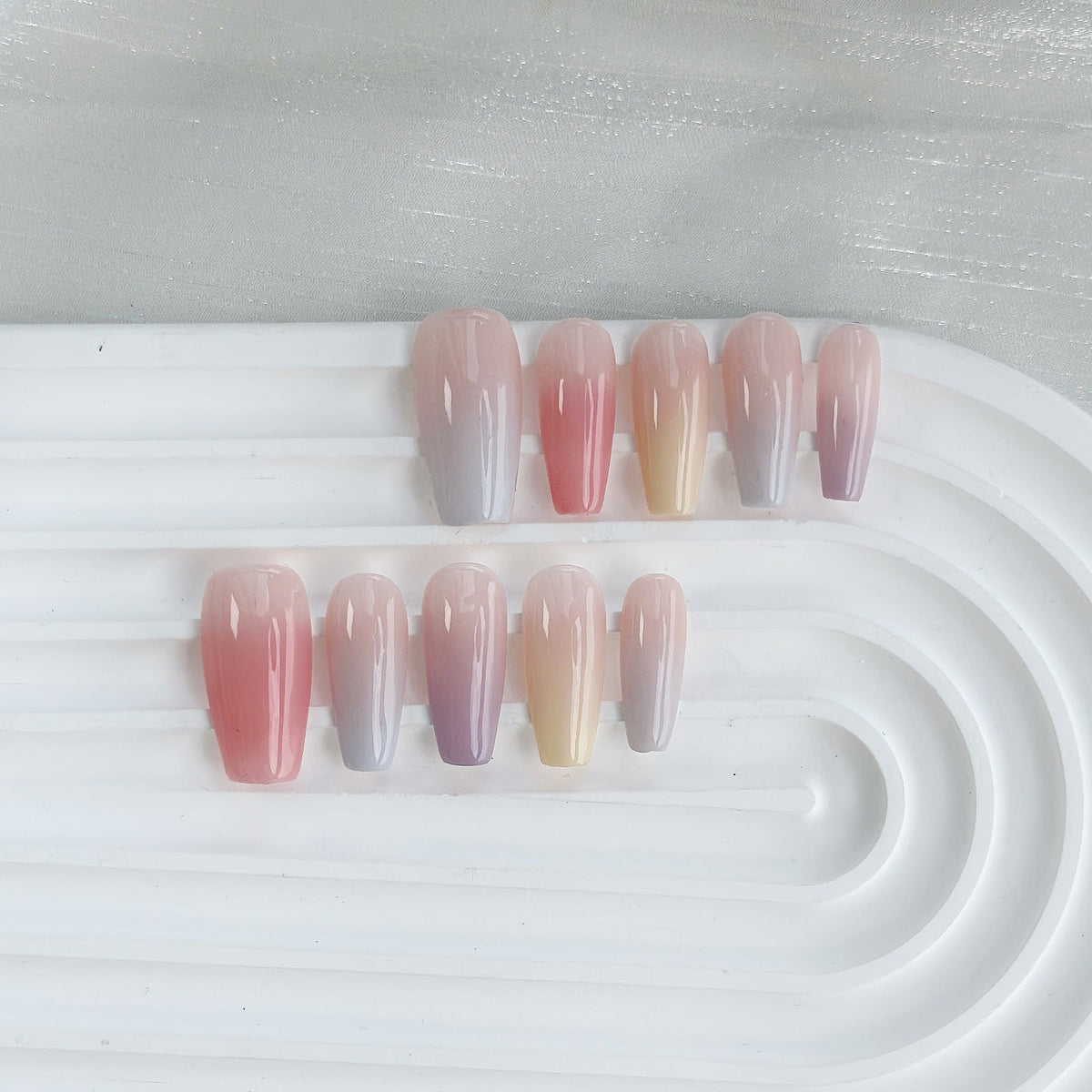 Set d’ongles à coller dégradés