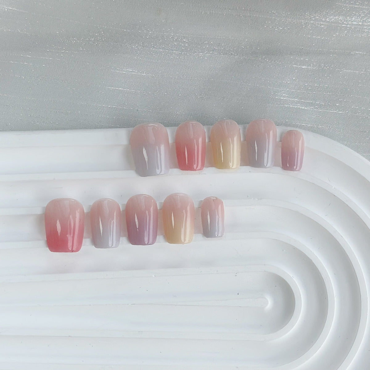 Set d’ongles à coller dégradés