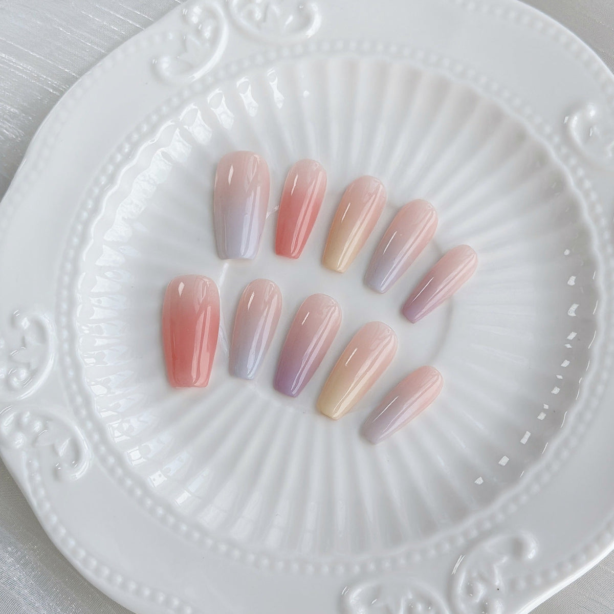 Set d’ongles à coller dégradés