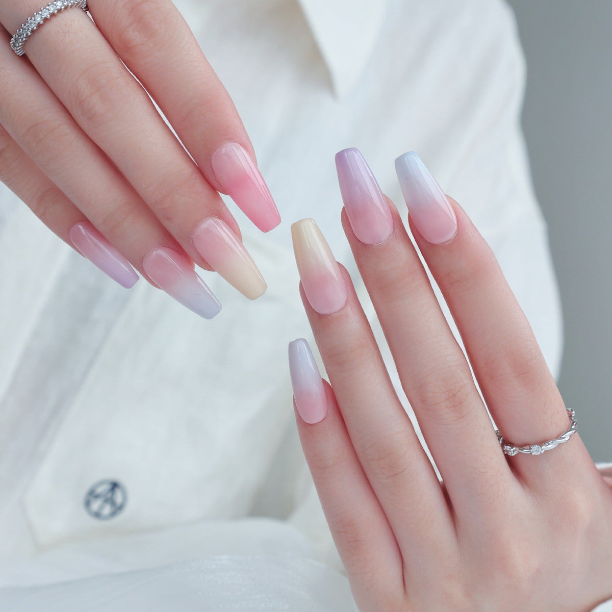 Set d’ongles à coller dégradés