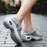 Baskets orthopédiques confortables avec coussin d'air pour femme