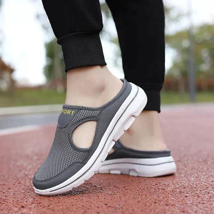 Chaussons orthopédiques confortables avec brides réglables et soutien de la voûte plantaire