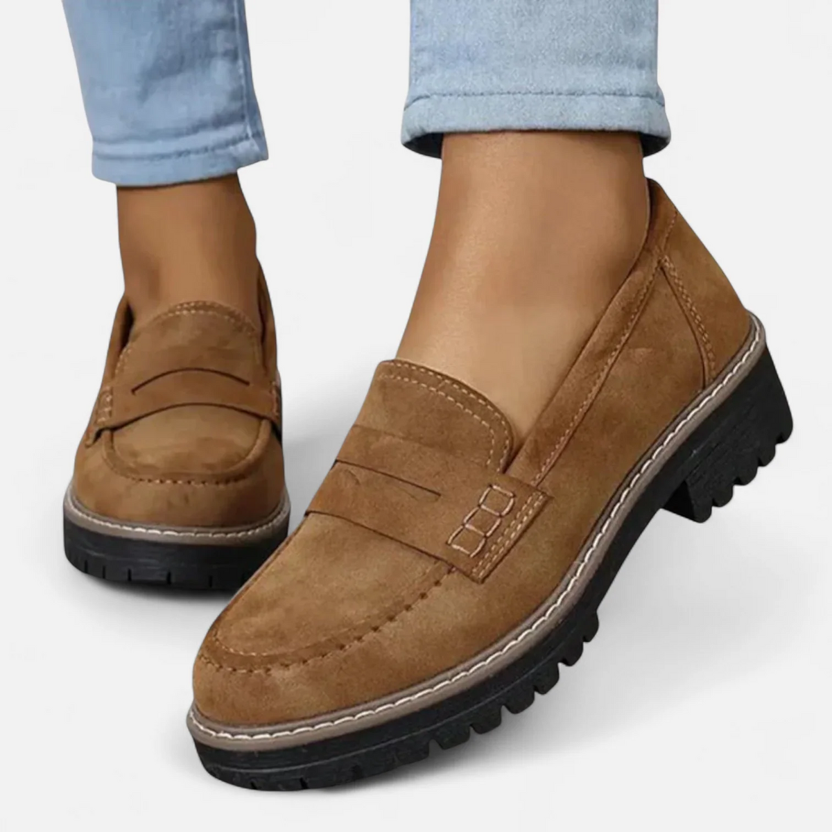 Orthopedic Heeled Loafers