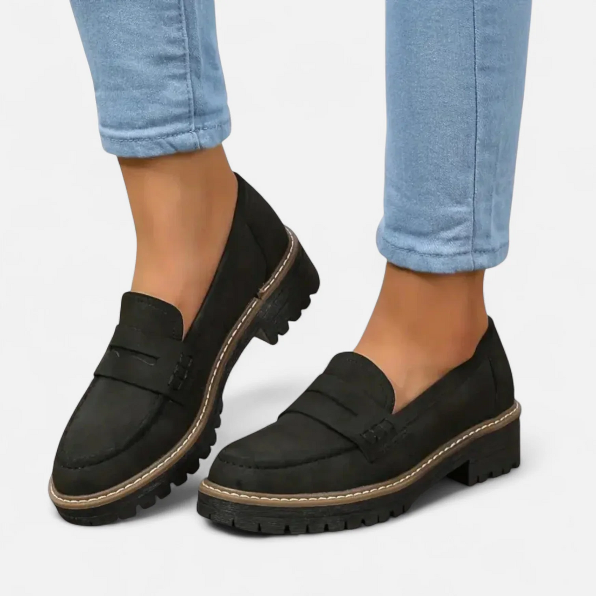 Orthopedic Heeled Loafers