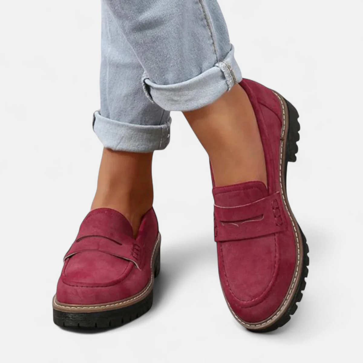 Orthopedic Heeled Loafers