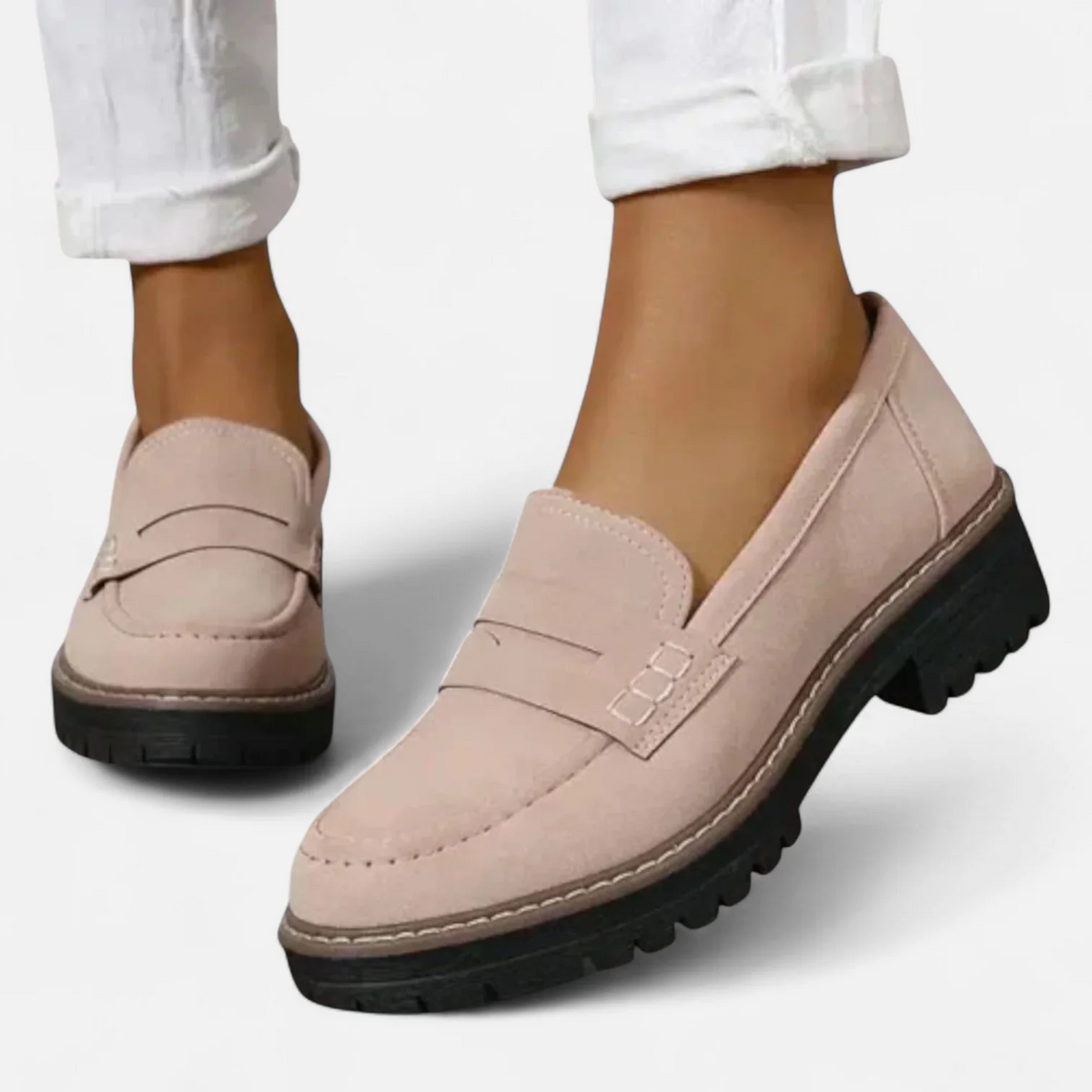 Orthopedic Heeled Loafers