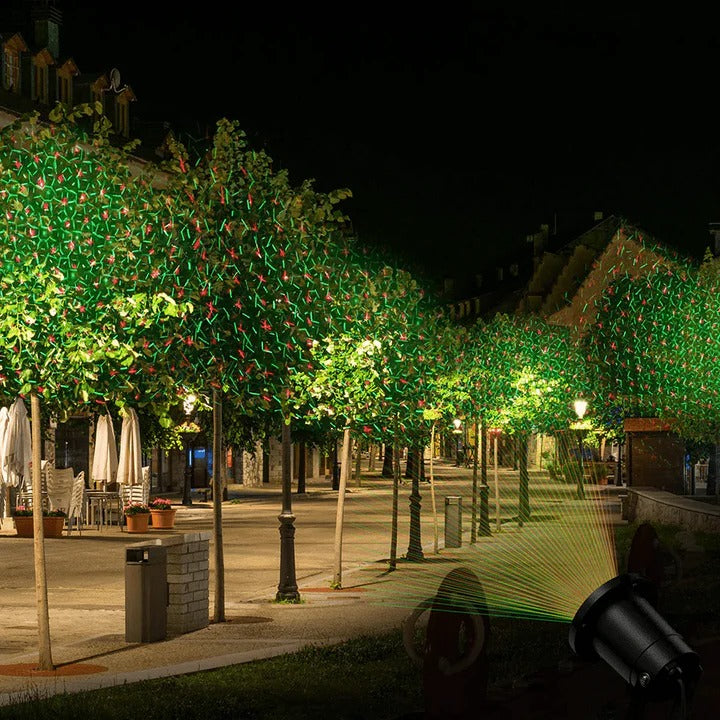 Outdoor Christmas Light Projector with Moving Patterns, Weather Resistant, Coverage up to 280 m²