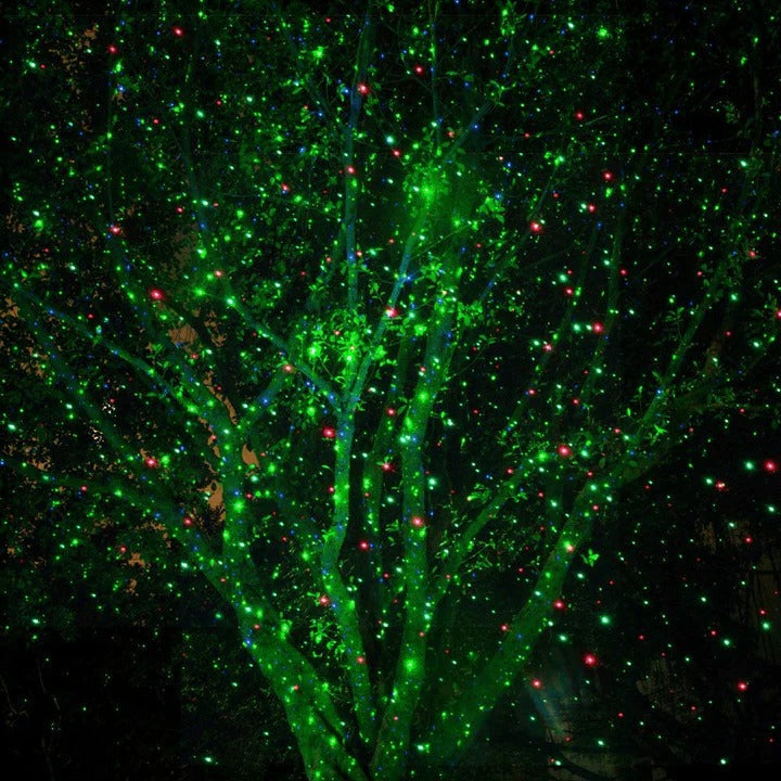 Outdoor Christmas Light Projector with Moving Patterns, Weather Resistant, Coverage up to 280 m²