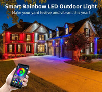 Lumières LED Extérieures Permanentes Intelligentes pour Fêtes