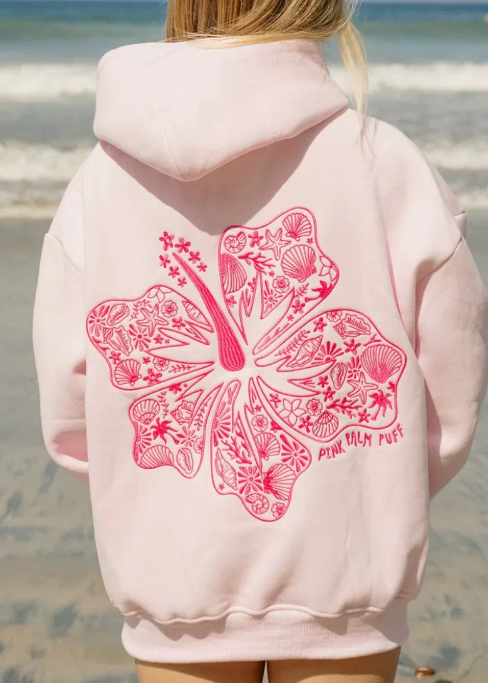 Sweat à capuche oversize à imprimé tropical - Vêtement streetwear confortable