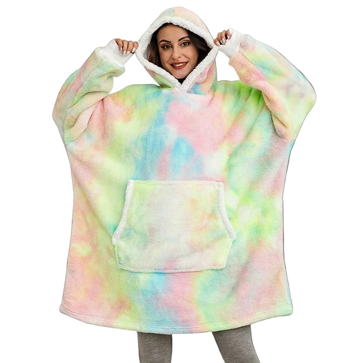 Oversized Wearable Blanket Hoodie for Adults