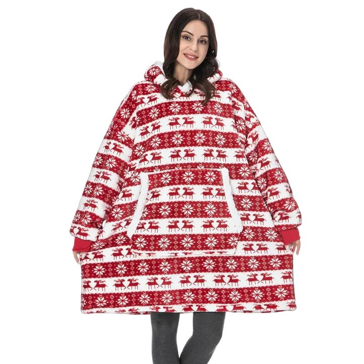 Oversized Wearable Blanket Hoodie for Adults