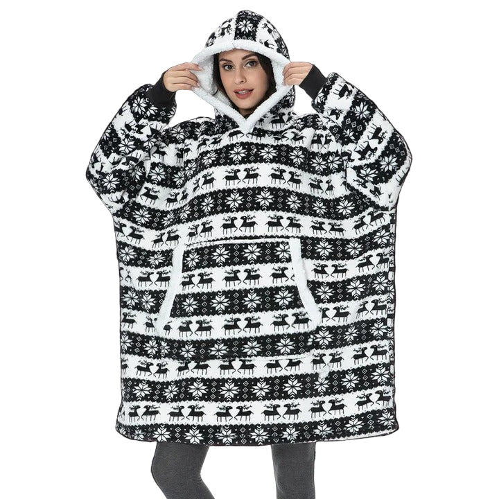 Oversized Wearable Blanket Hoodie for Adults