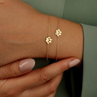 Pulsera Personalizada con Dije de Huella - Un Símbolo de Amor por las Mascotas