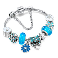 Pulsera de Encanto Flor de Durazno | Diseño Elegante y Delicado