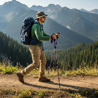 PEAKPATH – Bastones de trekking ajustables para apoyo en senderismo