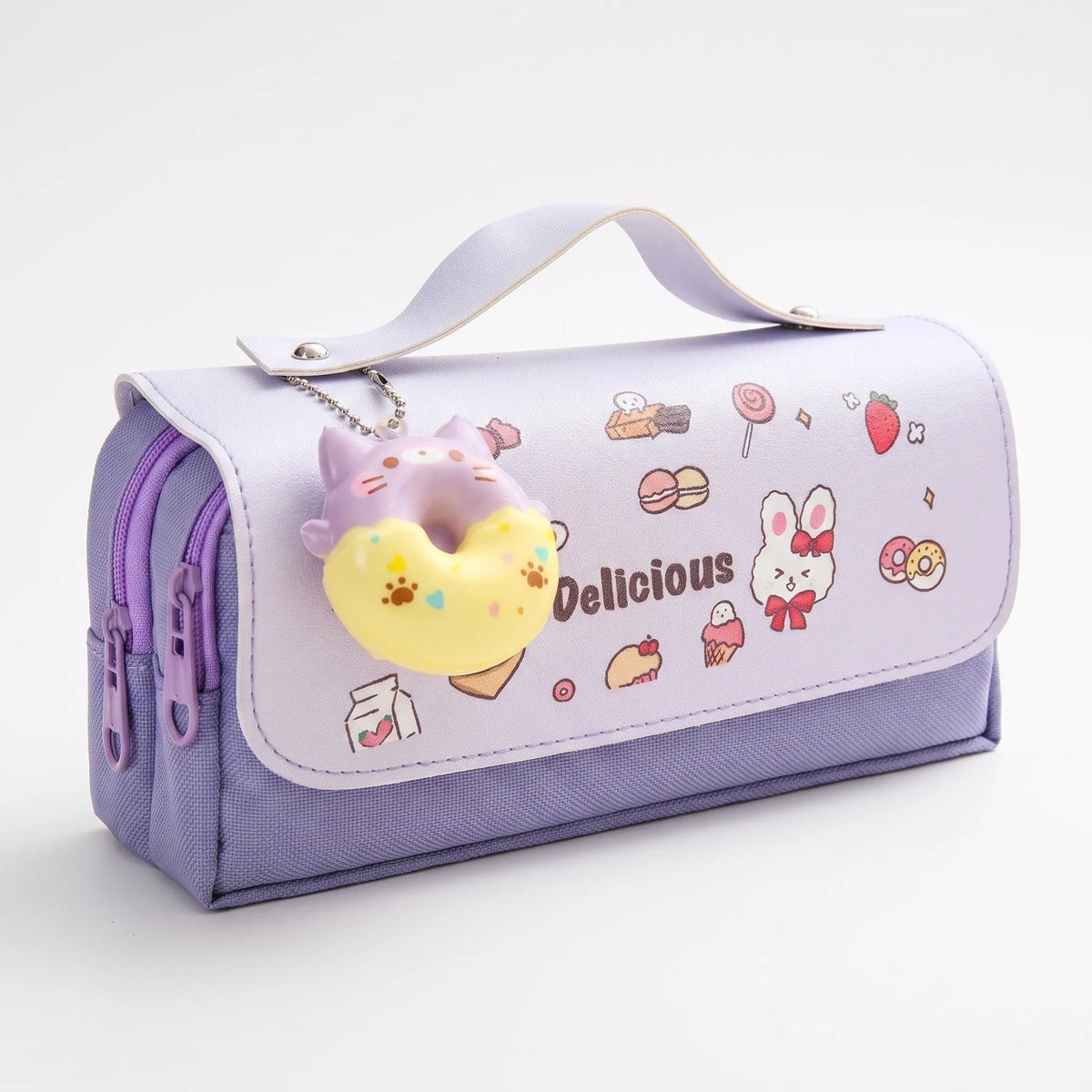 Trousse à crayons - Design ludique avec deux compartiments de rangement