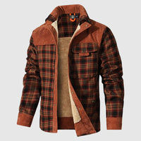 Plaid Sherpa Outdoor Jacket