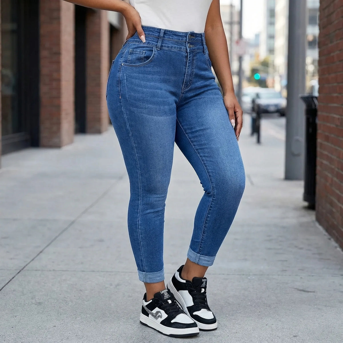 Plus Size Stretch Denim Jeans