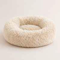 Panier apaisant moelleux pour chien - lavable en machine, design douillet