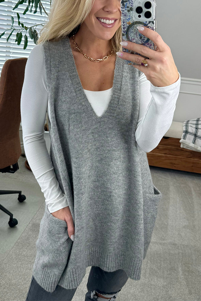 Pocket Sweater Vest