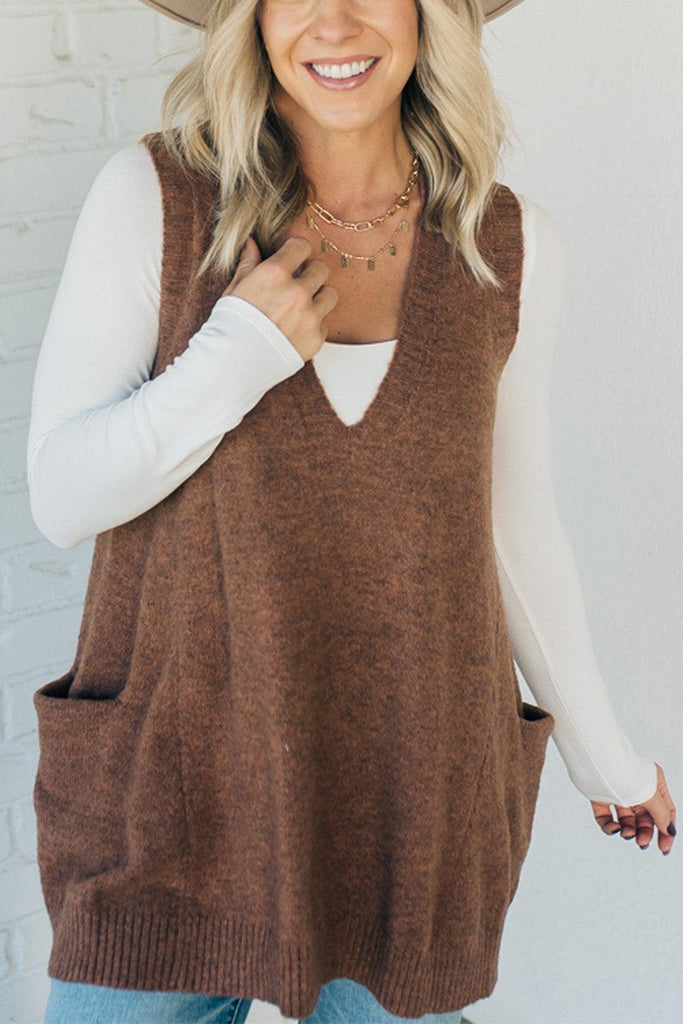 Pocket Sweater Vest