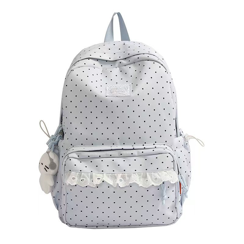 Sac à dos à pois avec volants