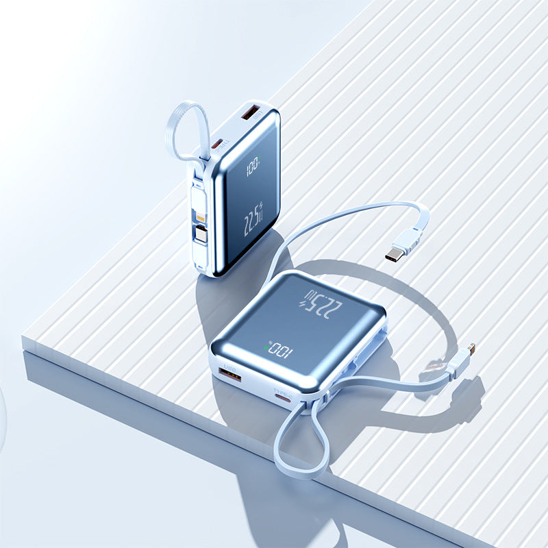 Portable Battery Pack with Digital Charge Display