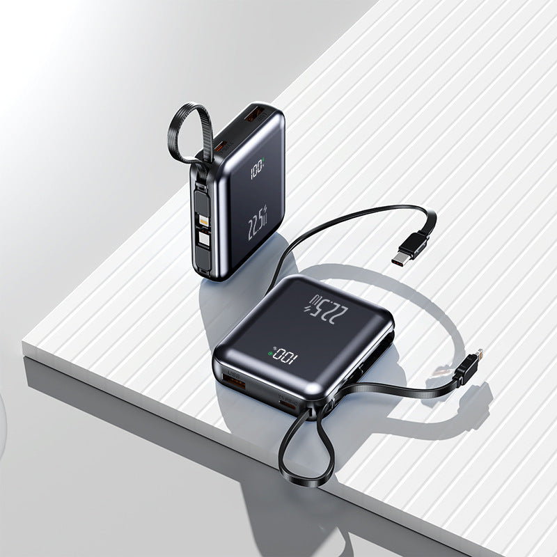Portable Battery Pack with Digital Charge Display