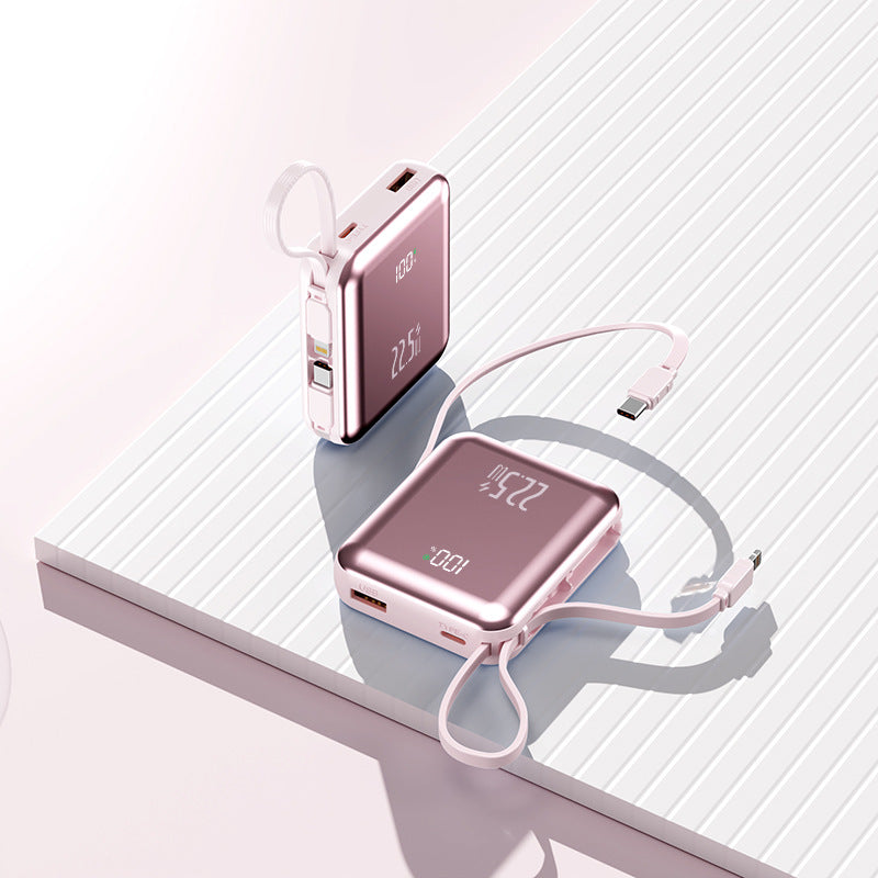 Portable Battery Pack with Digital Charge Display