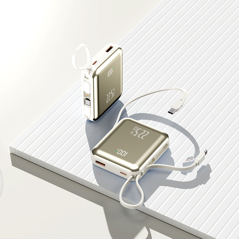 Portable Battery Pack with Digital Charge Display