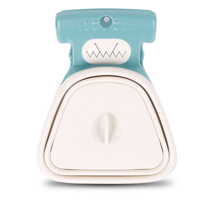 Ramasse-crottes portable pour chien avec pince et utilisation à une main